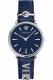 Versace Uhr Uhren Damenuhr VE8104222 V CIRCLE Leder schwarz silber