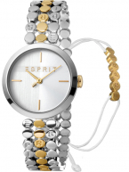Esprit Uhr Uhren Damenuhr + Armband ES1L018M0065 Bliss...