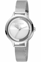 Esprit Uhr Uhren Damenuhr ES1L088M0015 Lucid Silver Mesh
