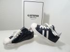 Gattino G1839-172-46CO-DC-0000 Jungenschuhe Sneaker blau/wei Leder  Gr.23