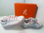 Jochie&Freaks Mdchen Sneaker Leder 18304-Light Pink Gr.32