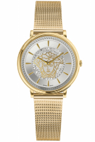 Versace Uhr Uhren Damenuhr VE8102319 V CIRCLE Edelstahl goldfarben