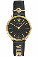Versace Uhr Uhren Damenuhr VE8104622 V CIRCLE Leder...