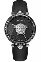 Versace Uhr Uhren Damenuhr VECO01622 PALAZZO schwarz silber