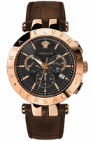 Versace Uhr Uhren Herrenuhr Chronograph VERQ00320 V-Race + 2 Lünetten