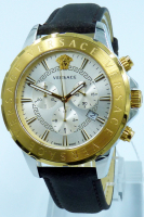 Versace Uhr Uhren Herrenuhr Chronograph VEV600219 CHRONO SIGNAT Leder