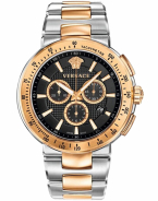 Versace Uhr Uhren Herrenuhr Chronograph VFG100014 Mystique Sport Edelstahl