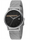 Esprit Uhr Uhren Herrenuhr ES1G047M0055 Timber Black Silver Mesh
