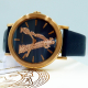 Versace Uhr Uhren Damenuhr VEHC00419 V Virtus Leder blau