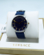 Versace Uhr Uhren Damenuhr VEK400121 V-ESSENTIAL blau