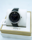 Versace Uhr Uhren Herrenuhr VE5A00120 V CIRCLE Leder dunkelblau