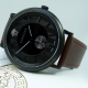 Versace Uhr Uhren Herrenuhr VEBQ00419 V CIRCLE Leder braun