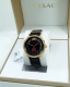 Versace Uhr Uhren Herrenuhr VEBQ00519 V CIRCLE Leder schwarz