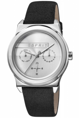 Esprit Uhr Uhren Damenuhr ES1L077L0015 Magnolia Multi Silver Black