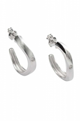 Fossil Schmuck Ohrringe Creolen silber JF15341