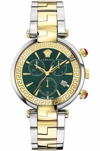 Versace Uhr Uhren Damenuhr Chronograph VE2M00521 Revive bicolor