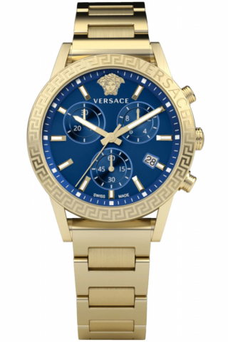 Versace Uhr Uhren Damenuhr Chronograph VEKB00722 SPORT TECH gold