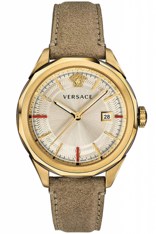 Versace Uhr Uhren Damenuhr VERA00318 GLAZE Leder