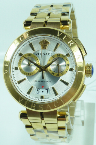 Versace Uhr Uhren Herrenuhr Chronograph VE1D00419 AION gold