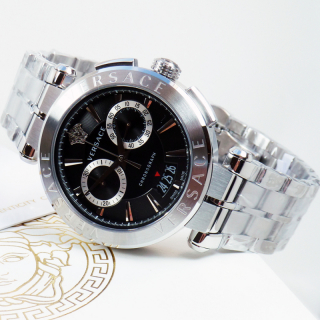 Versace Uhr Uhren Herrenuhr Chronograph VE1D01520 AION