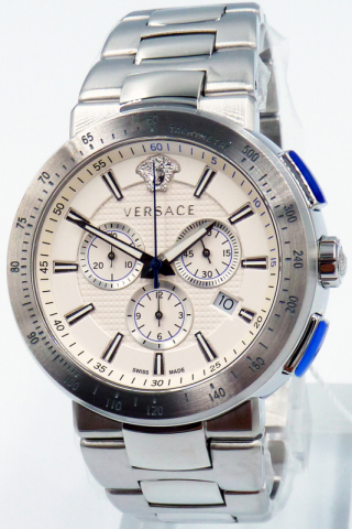 Versace Uhr Uhren Herrenuhr Chronograph VFG090013 Mystique Sport Edelstahl