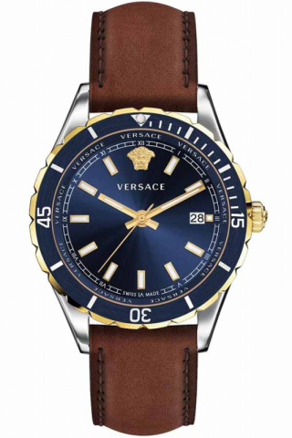 Versace Uhr Uhren Herrenuhr VE3A00420 HELLENYIUM Leder