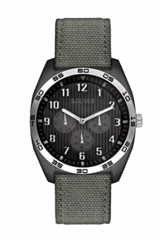 s Oliver Uhr Herrenuhr Multifunktion SO-2372-LM
